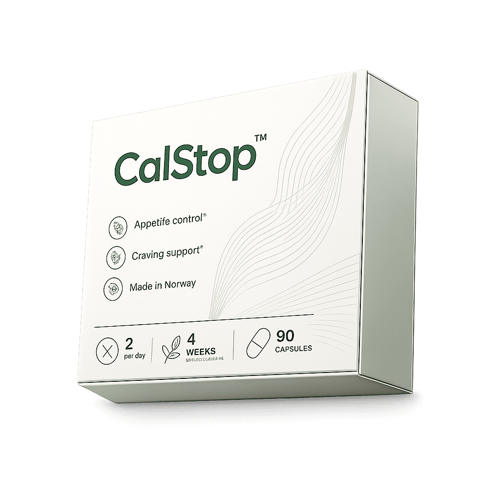 CalStop Produktverpackung – 90 Kapseln